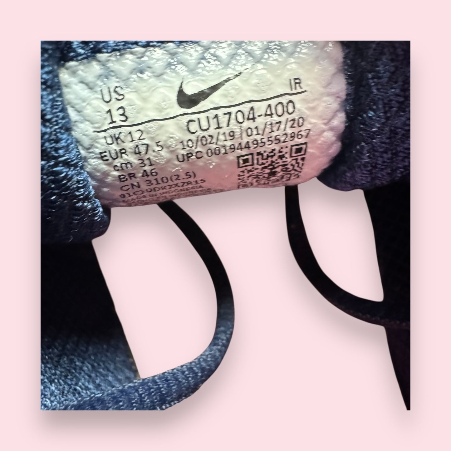 Air Max Tailwind 5 Midnight Navy - 47.5