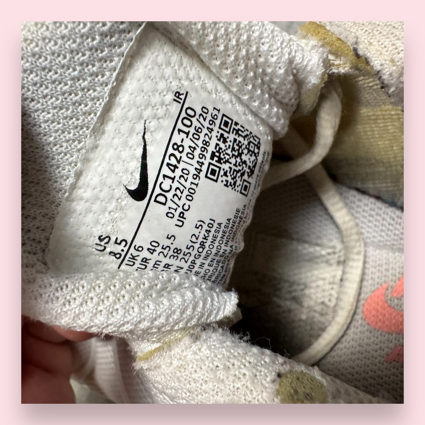 Air Max Plus TN White Pink - 40