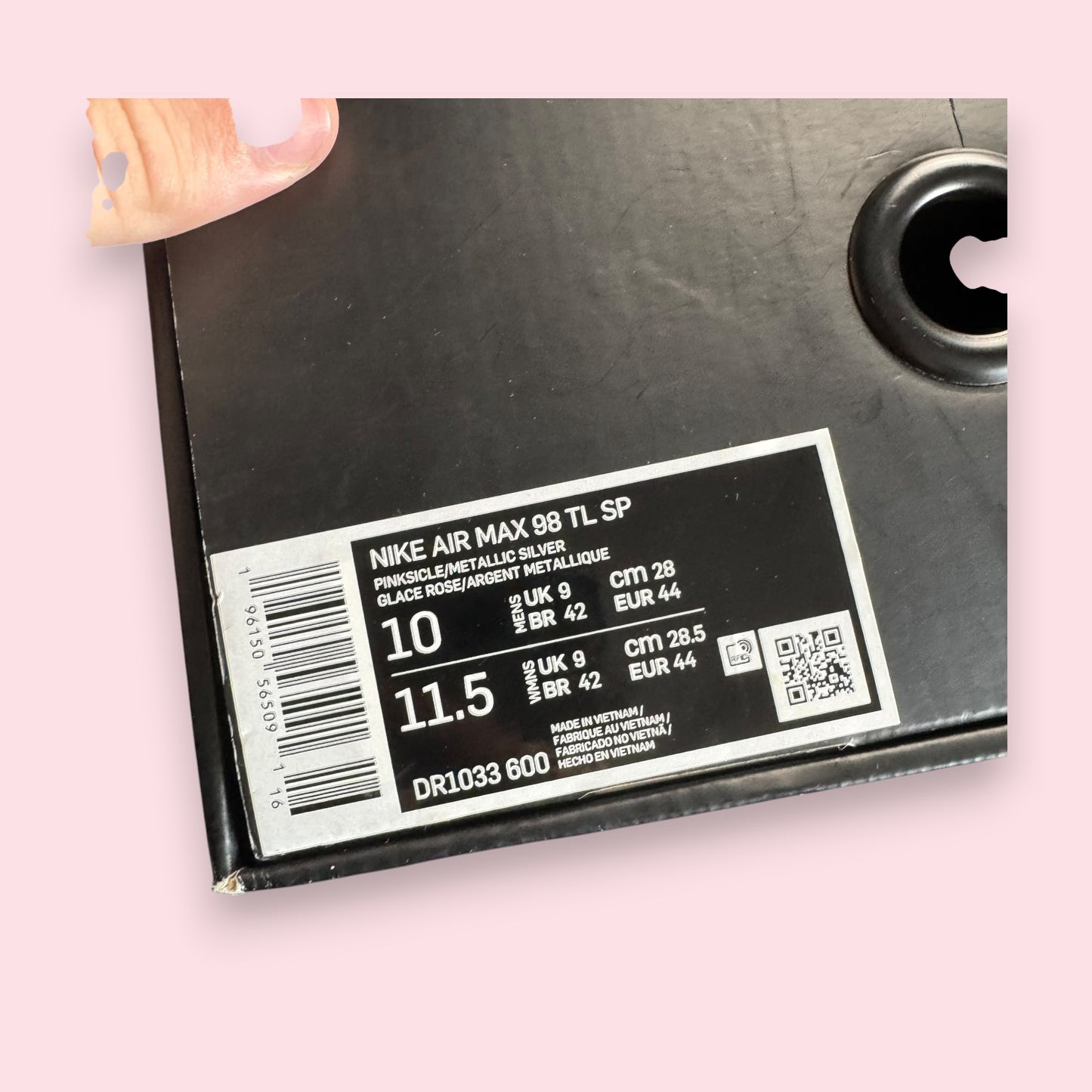 Air Max 98 TL Supreme Pink - 44