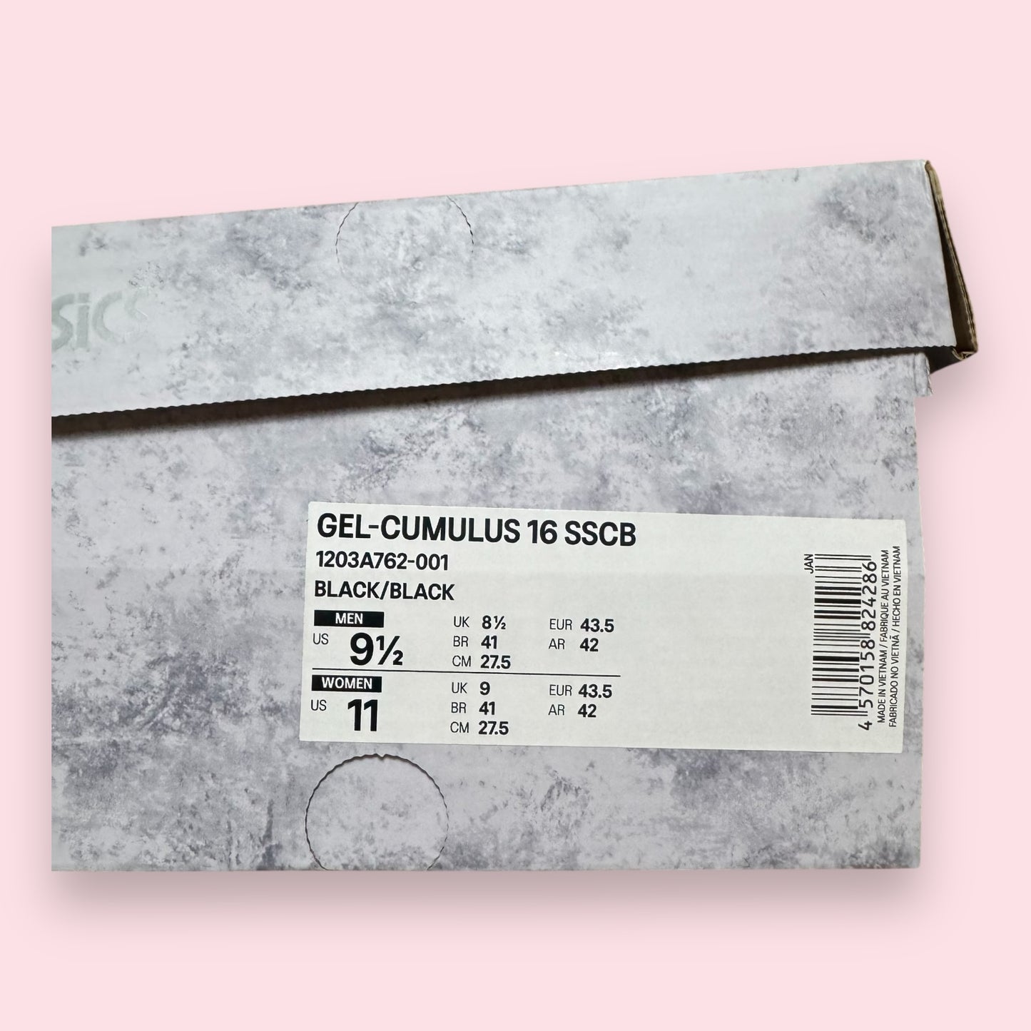 Asics Gel Cumumus 16 Cecilie Bahnsen Black - 43