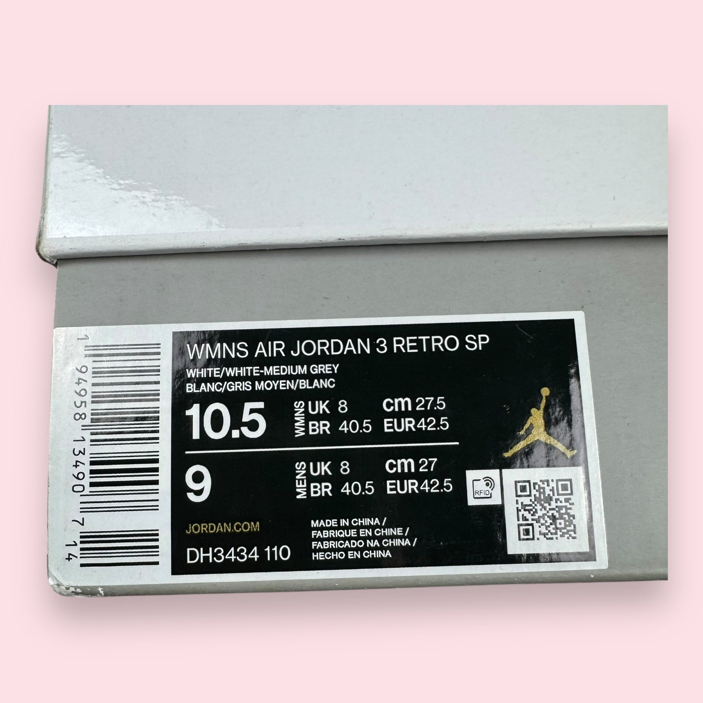 Jordan 3 Rétro À Ma Manière - 42.5