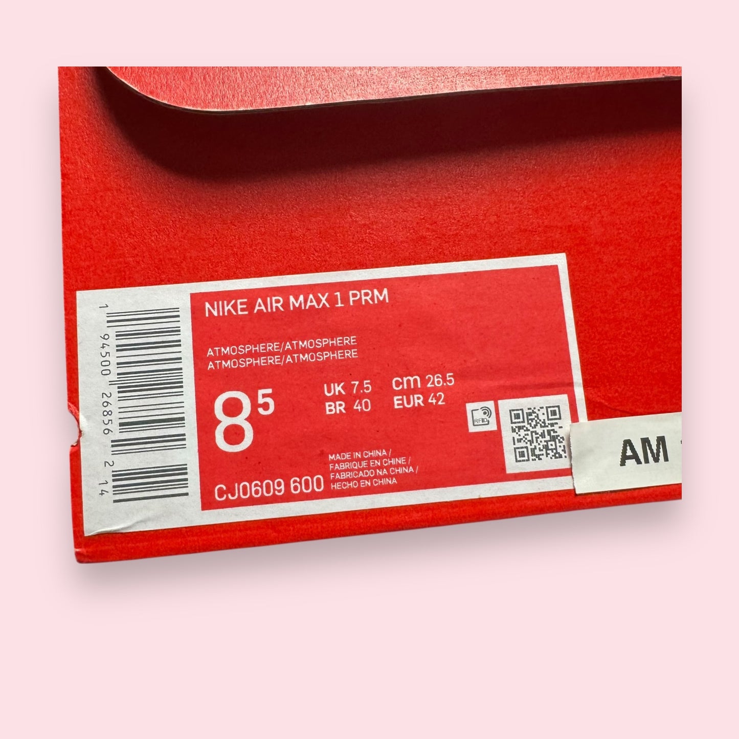 Air Max 1 Lemonade Pink - 42