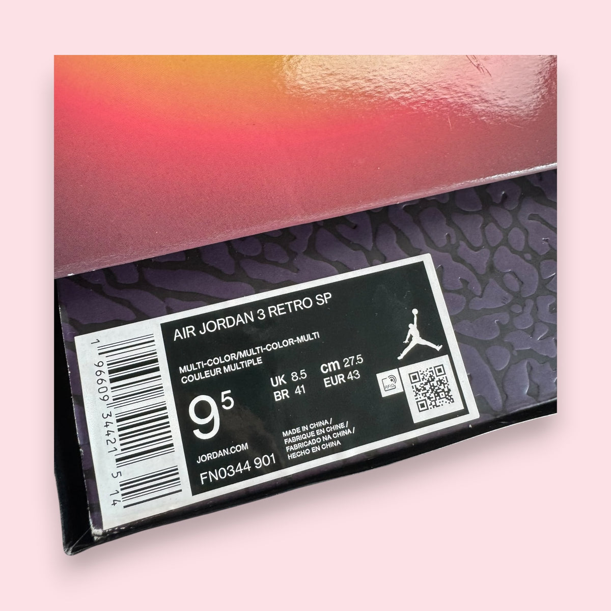 Jordan 3 J Balvin Sunset - 43