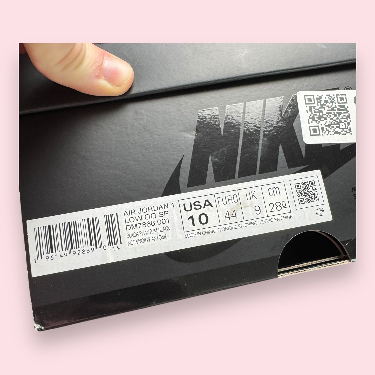 Air Jordan 1 Low Travis Phantom - 44