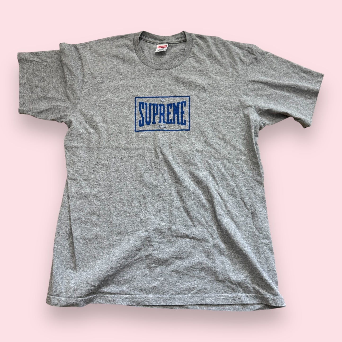 Supreme TEE Warm Up Grey - L