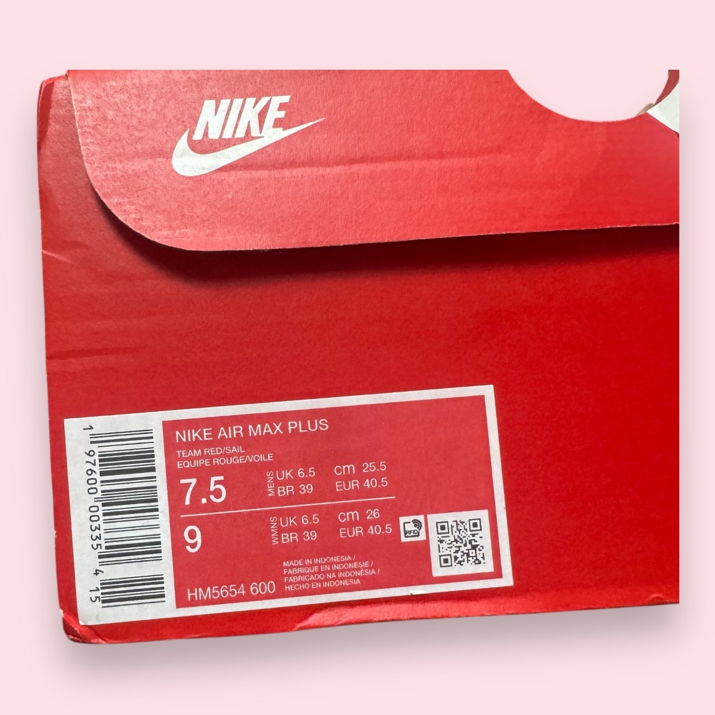 Air Max Plus TN Tiempo Team Red - 40,5