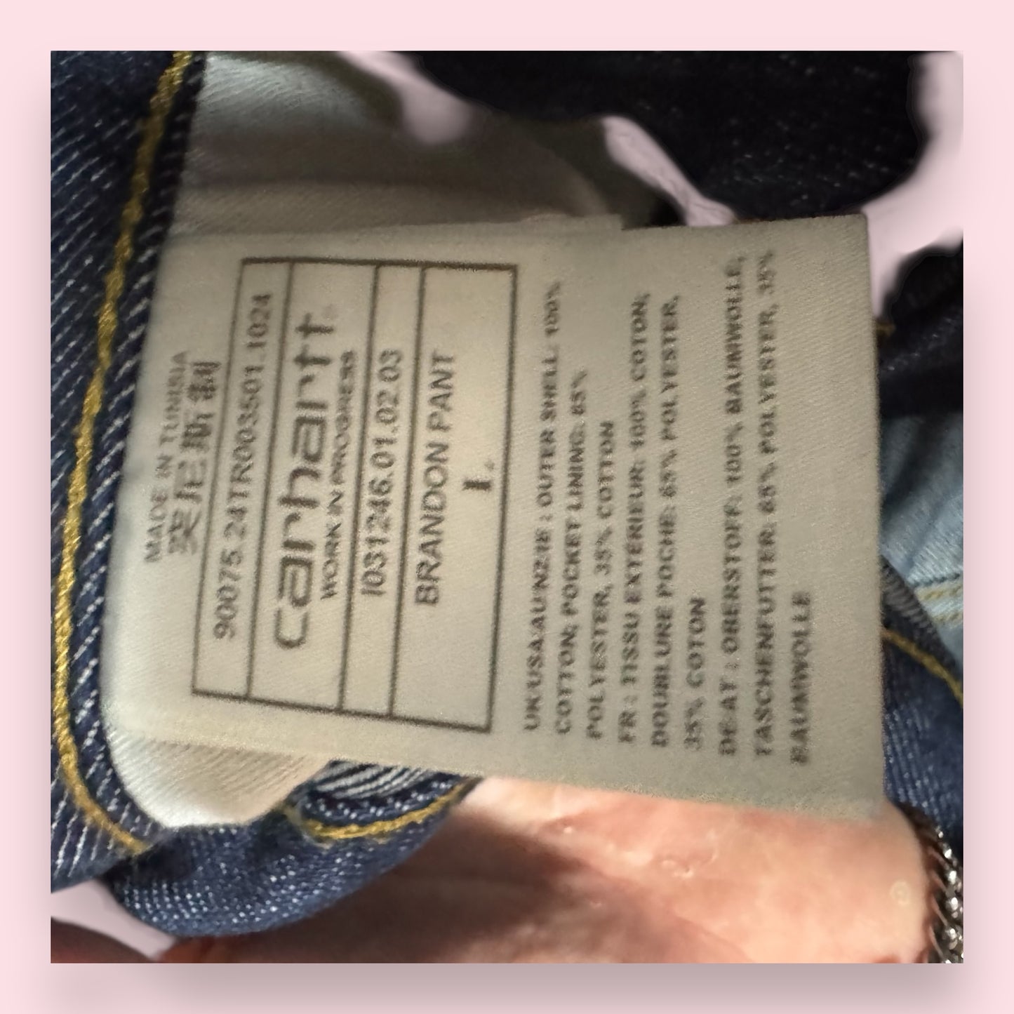 Brandon Pant Carhartt - L