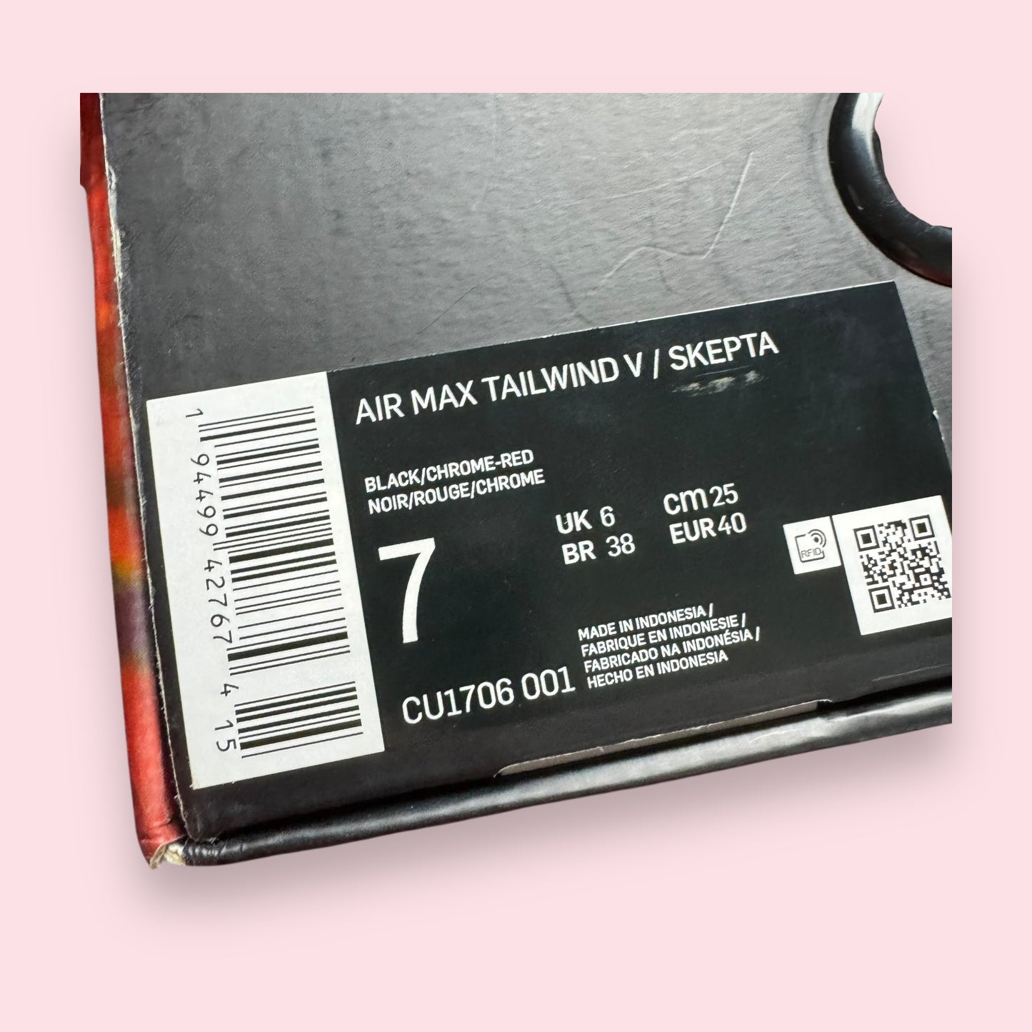 Air Max Tailwind 5 Skepta Red - 40