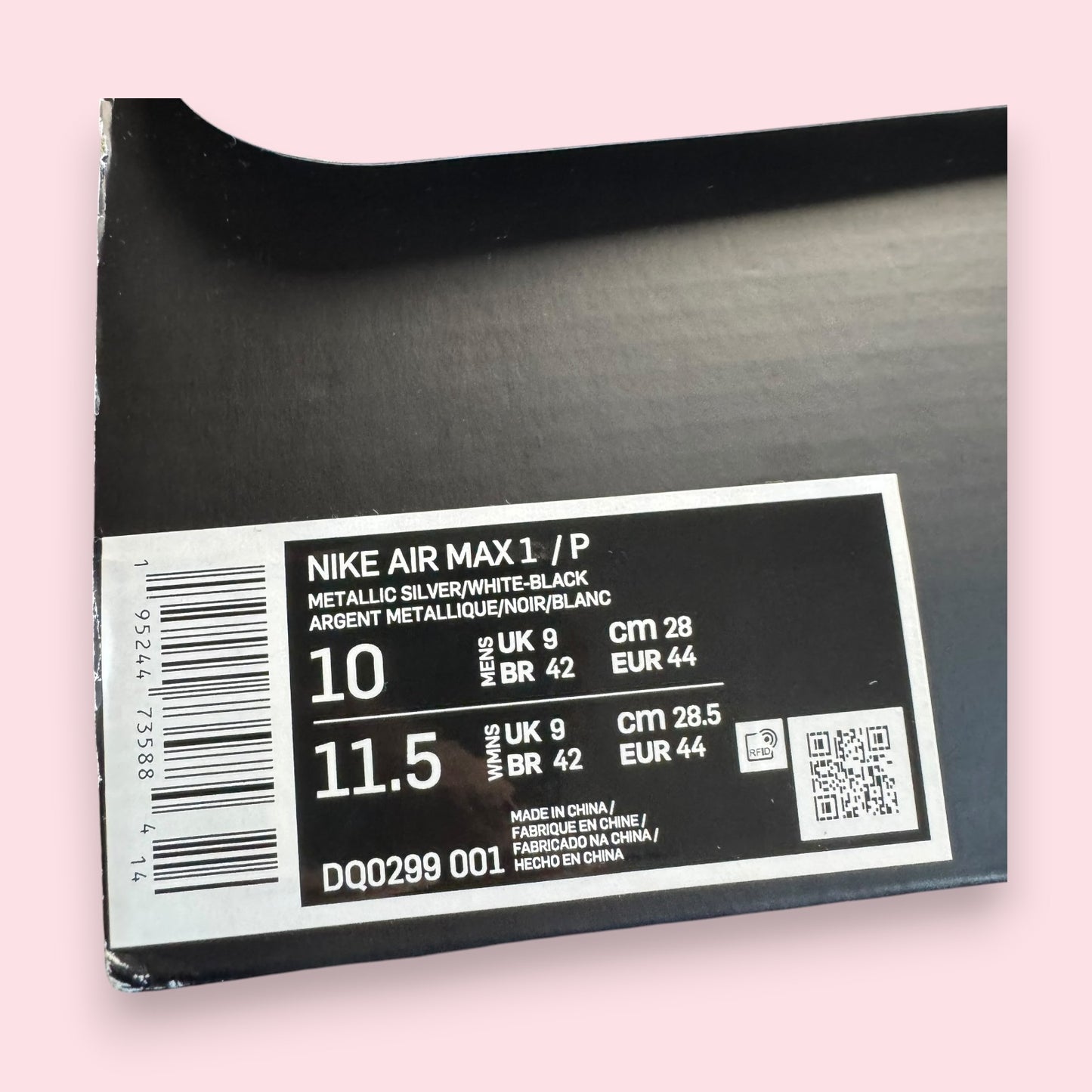 Air Max 1 Patta Black - 44