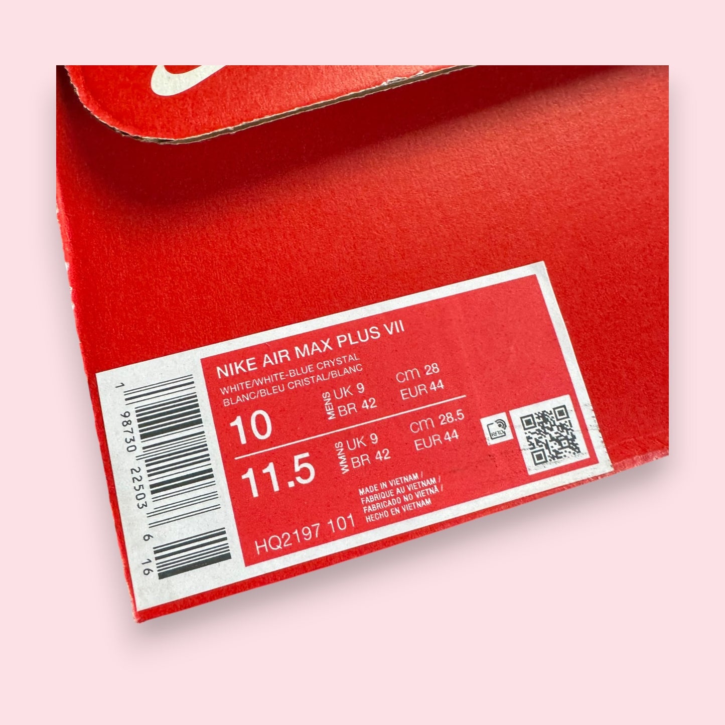 Air Max Plus Tn 7 White Blue - 44