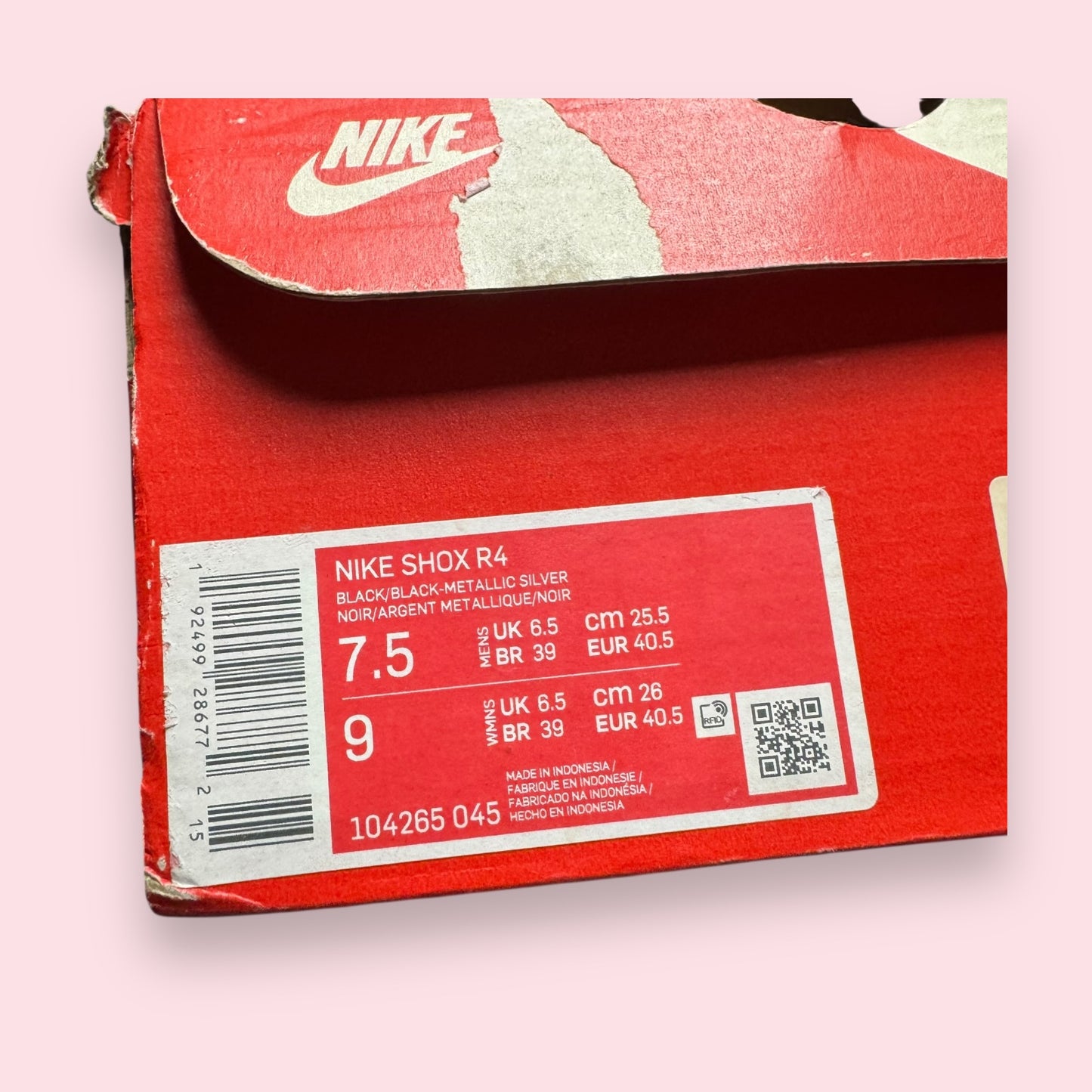 Shox R4 Grey/Black - 40.5