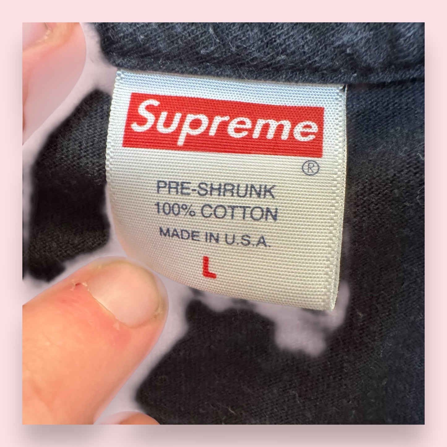 Supreme TEE Molotov Black - L