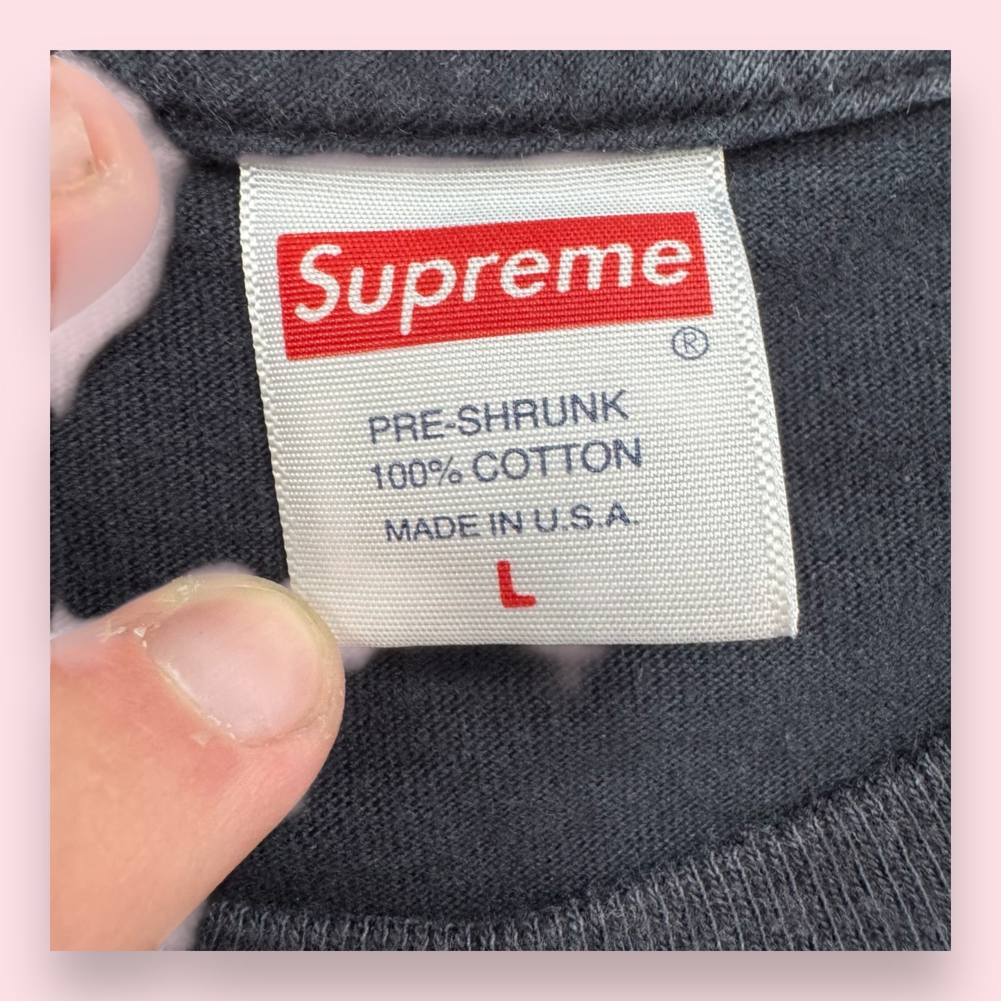 Supreme TEE Eternal Navy FW18 - L