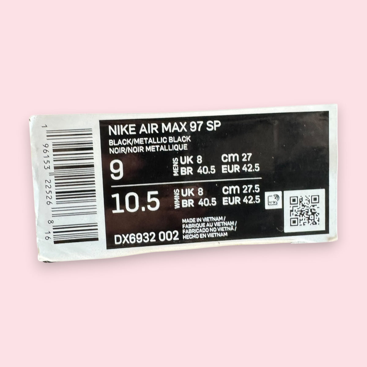 Air Max 97 Comme des Garcons - 42.5