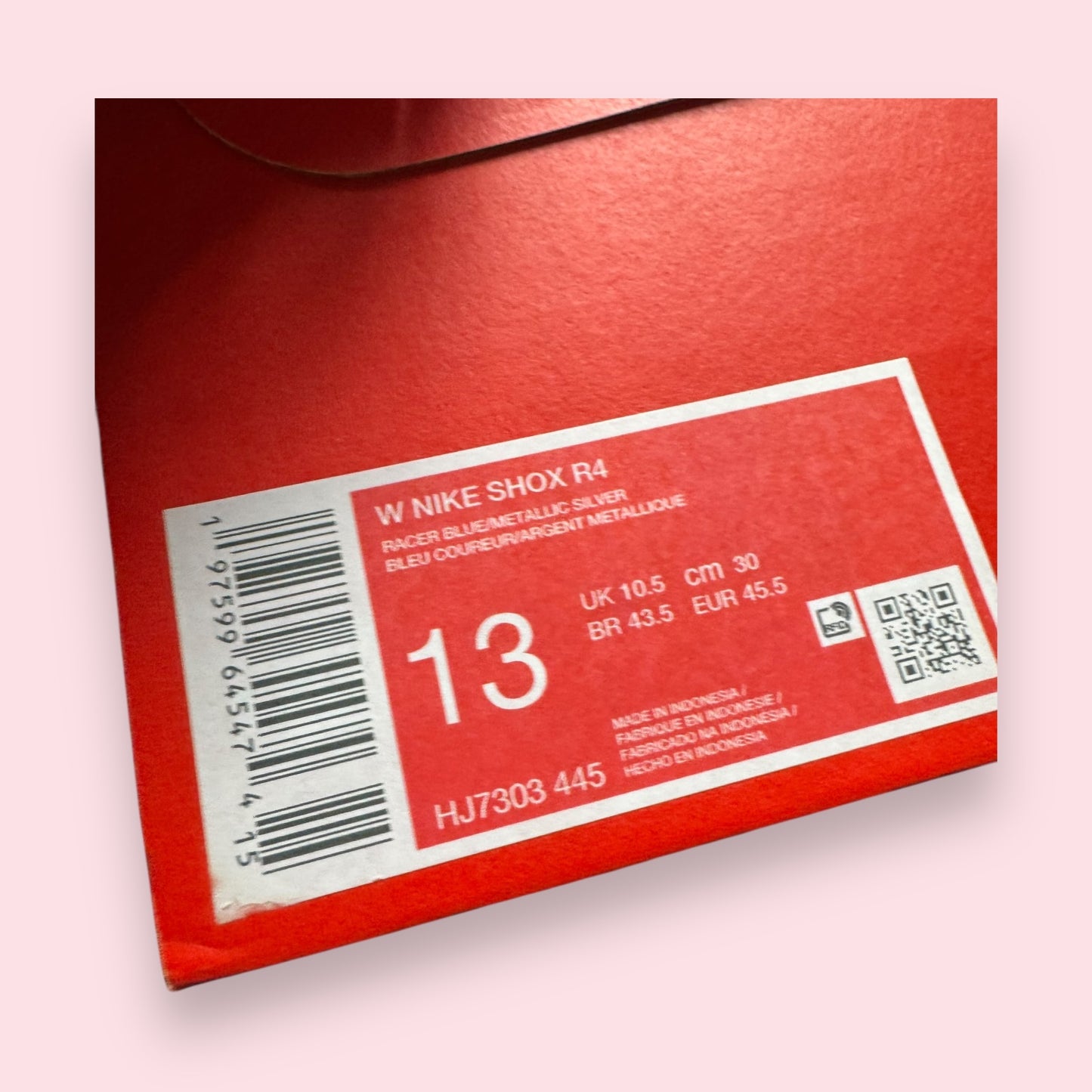 Shox R4 Racer Blue - 45.5