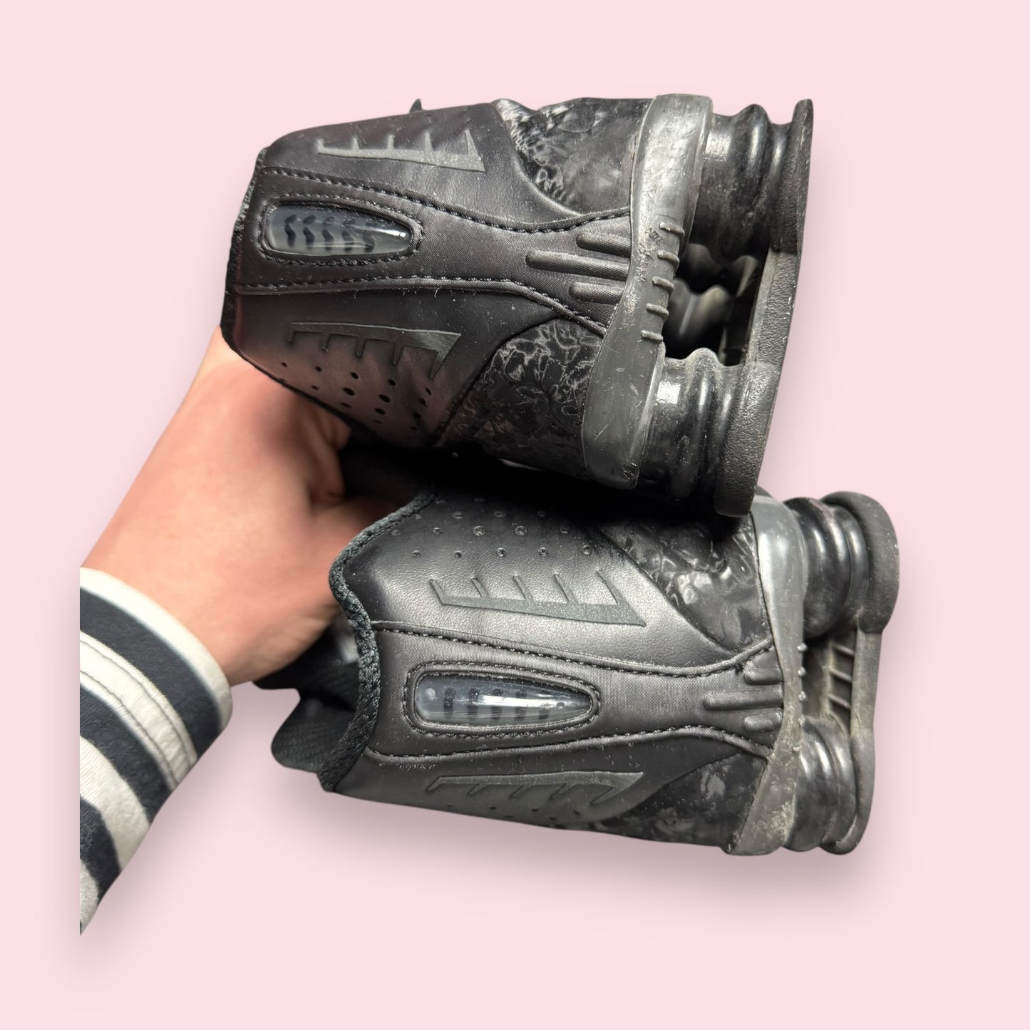 Shox R4 Black Floral - 44.5