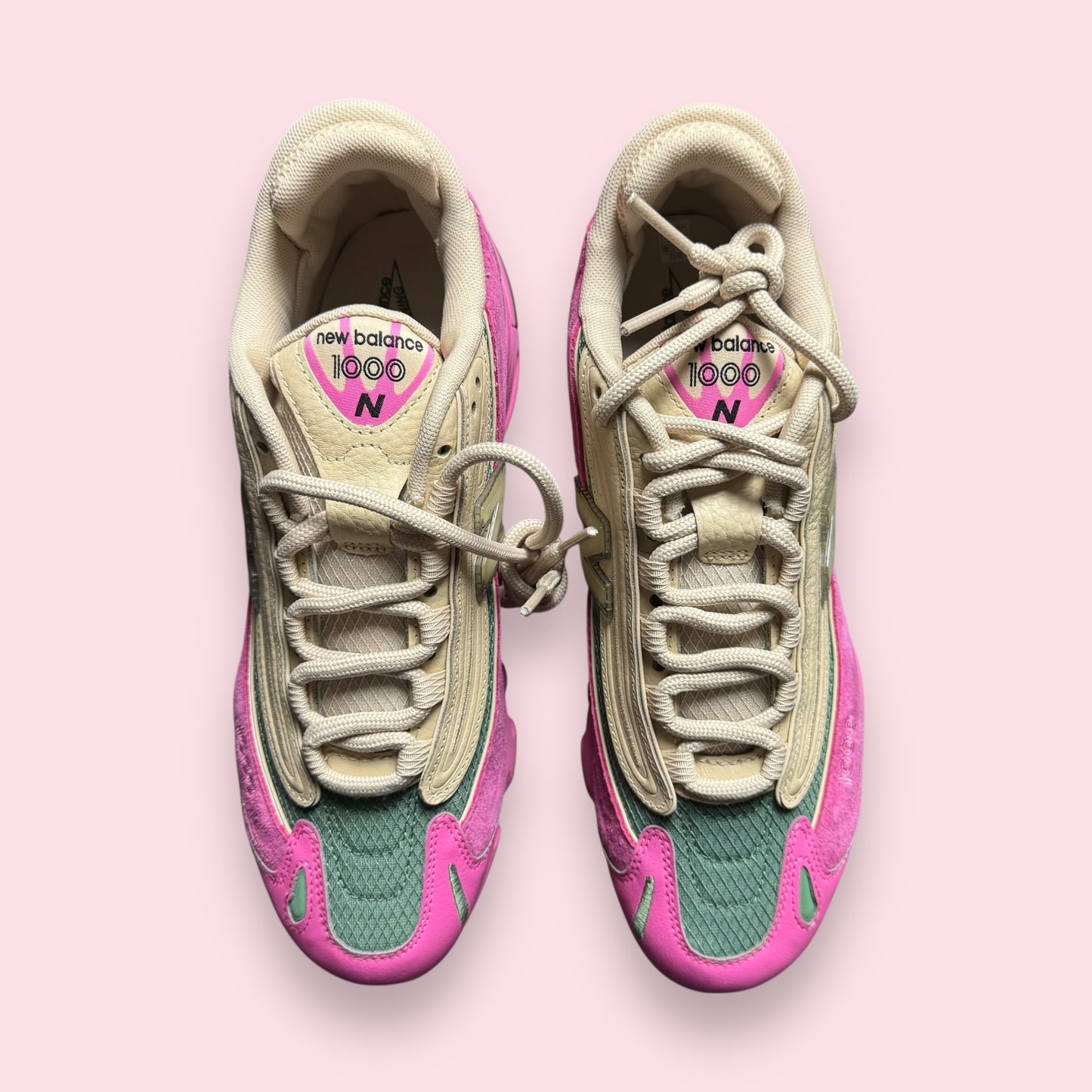 New Balance 1000 Pink/Green/Beige - 43