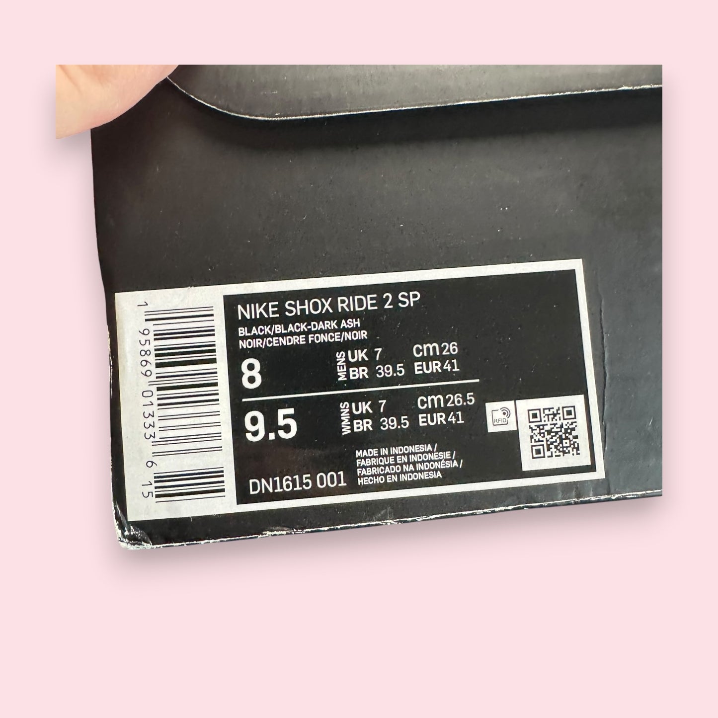 Shox Ride 2 Supreme Black - 41