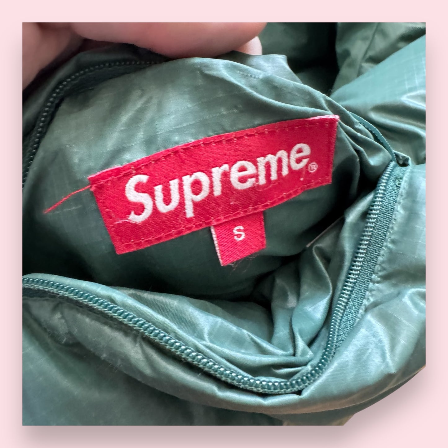 Supreme Puffer Réversible Olive FW22 - S