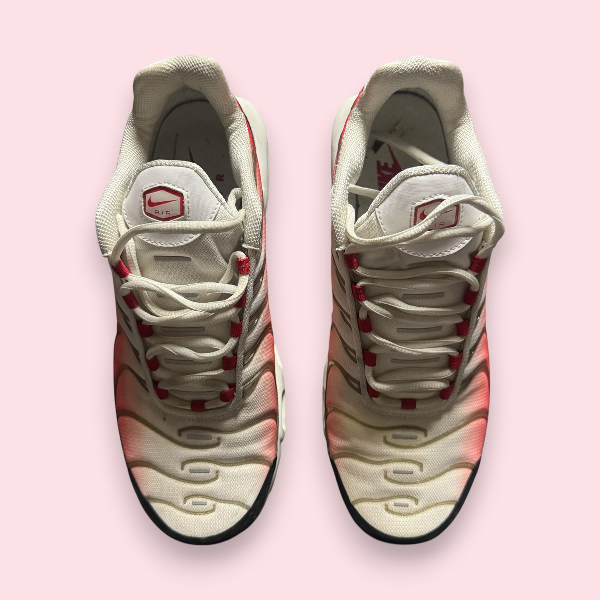 Air Max Plus Tn White Red - 44