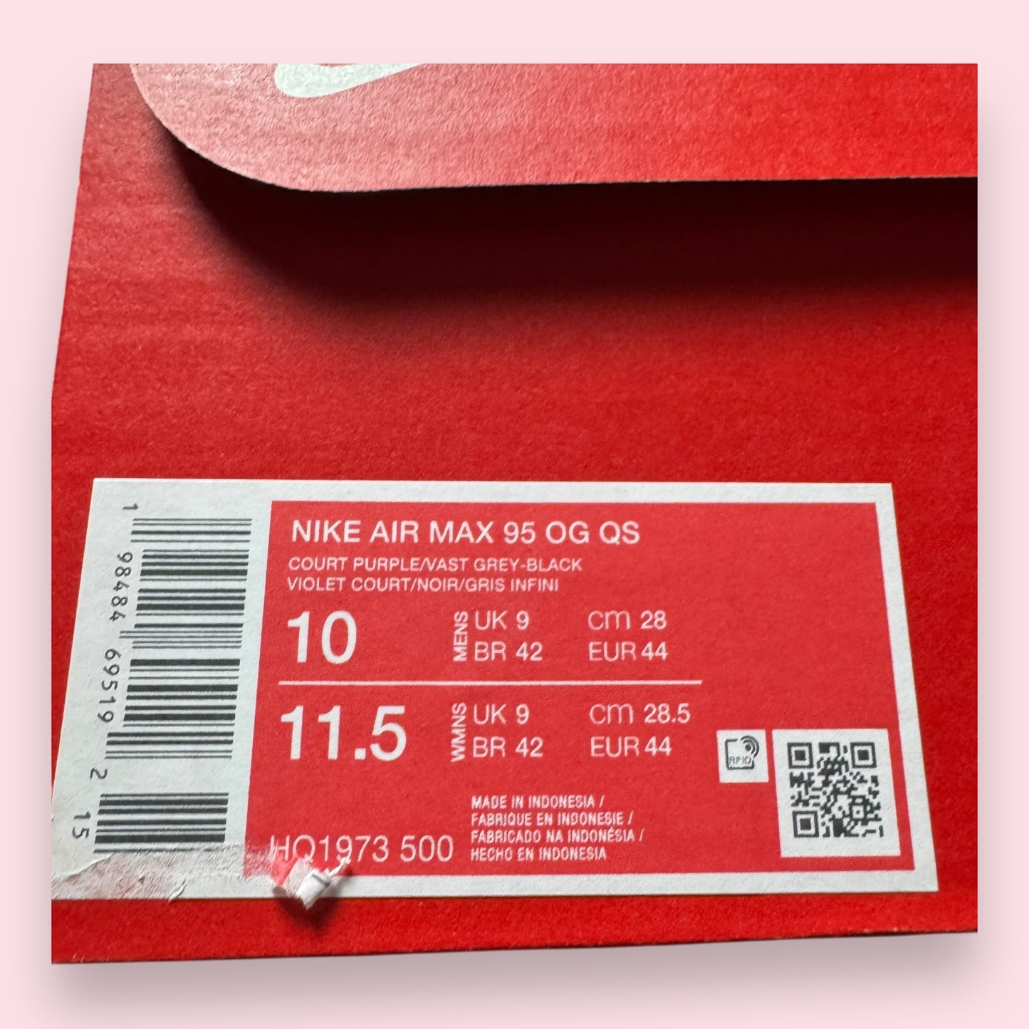 Air Max 95 Court Purple Wild - 44