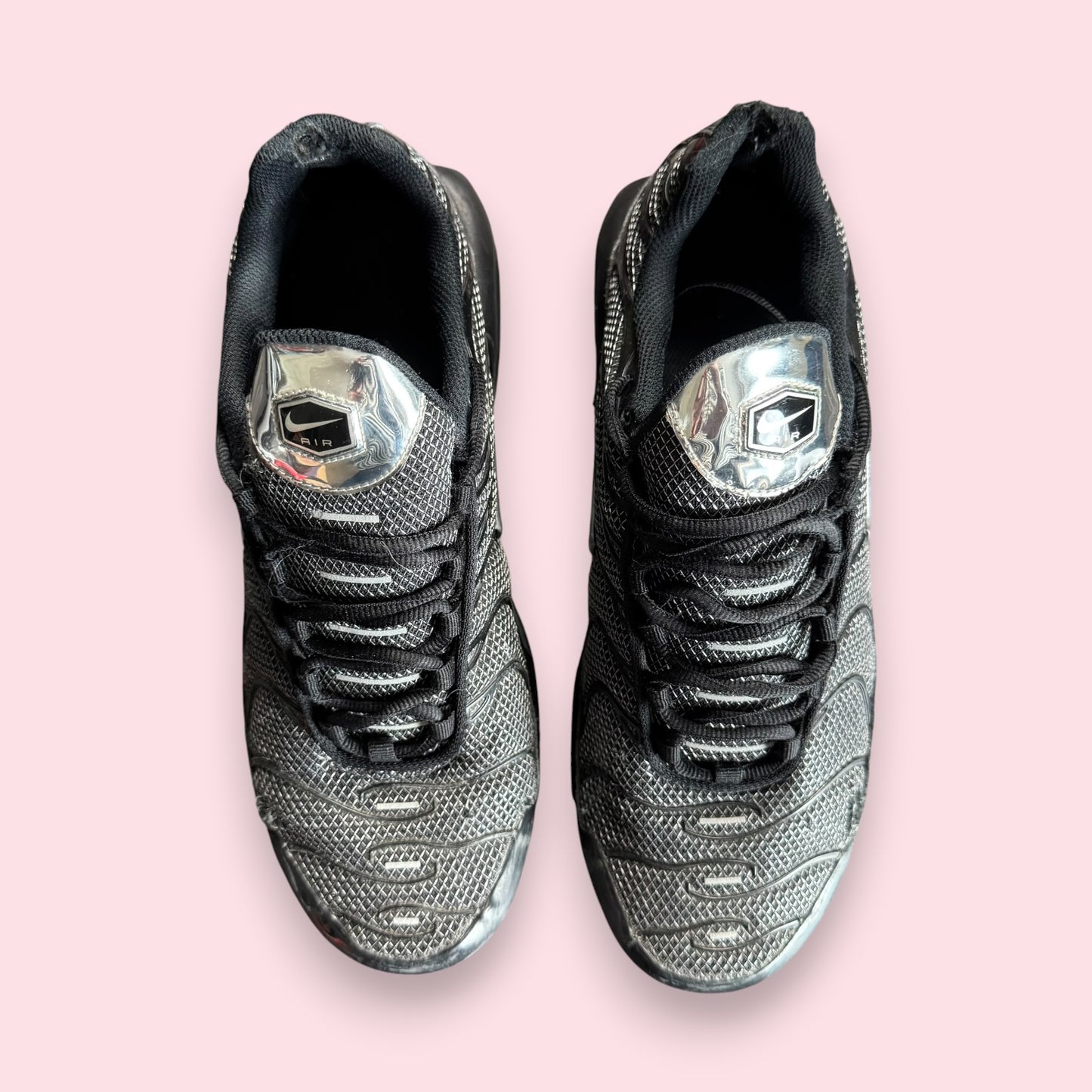 Air Max Plus Tn Black Silver - 44