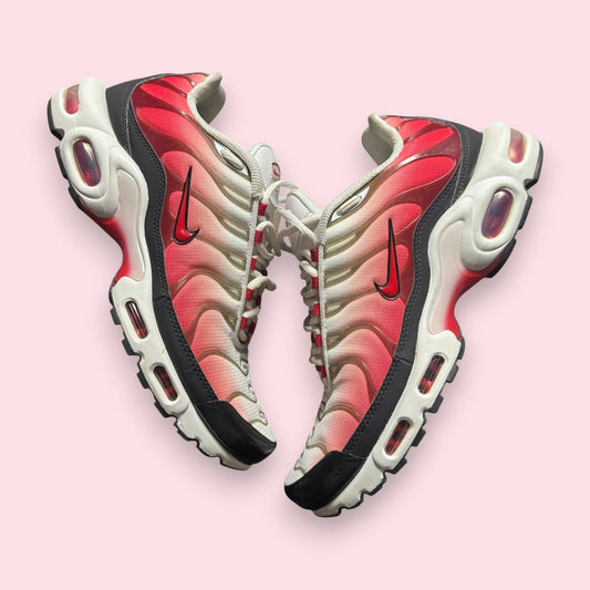 Air Max Plus Tn White Red - 44