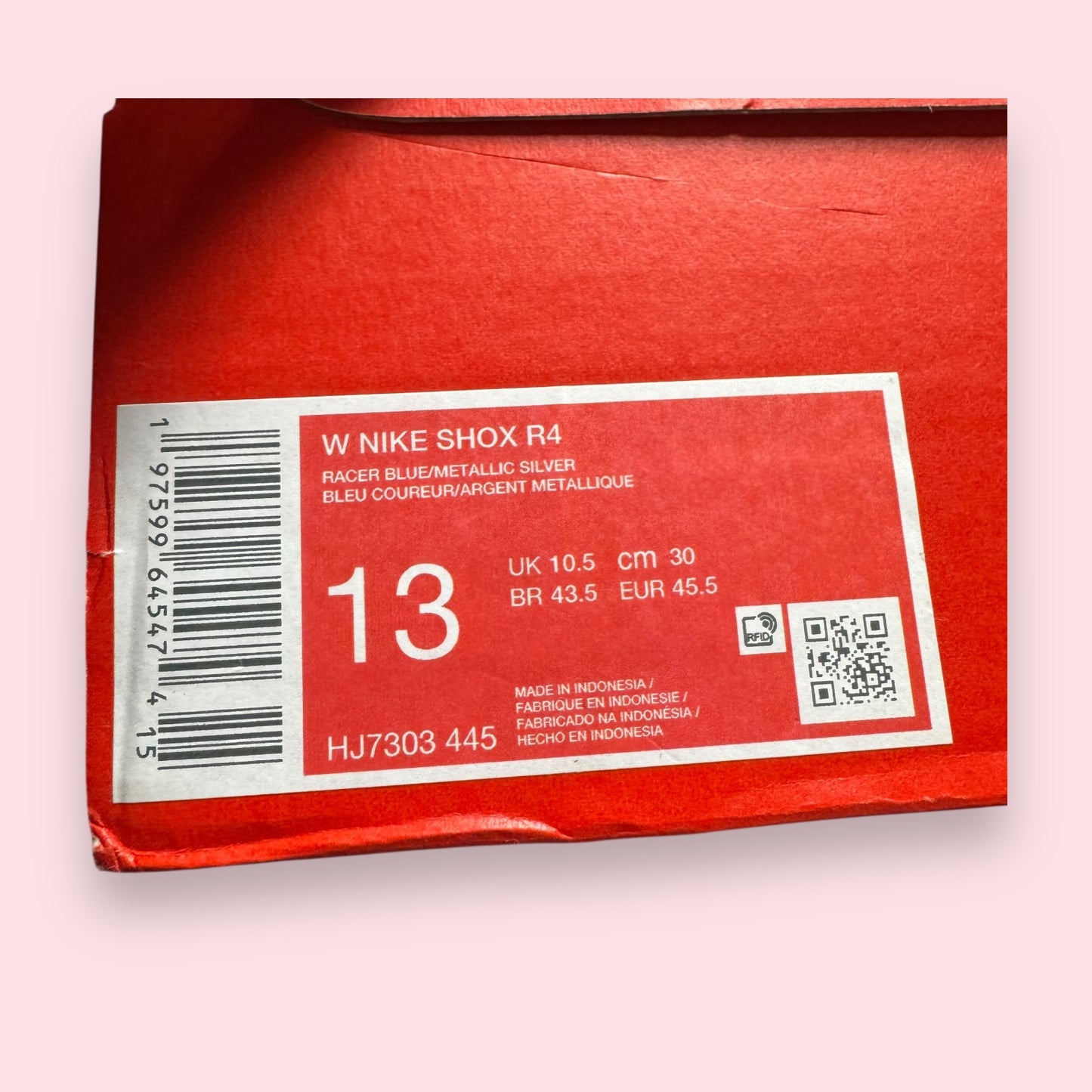 Shox R4 Racer Blue - 45.5