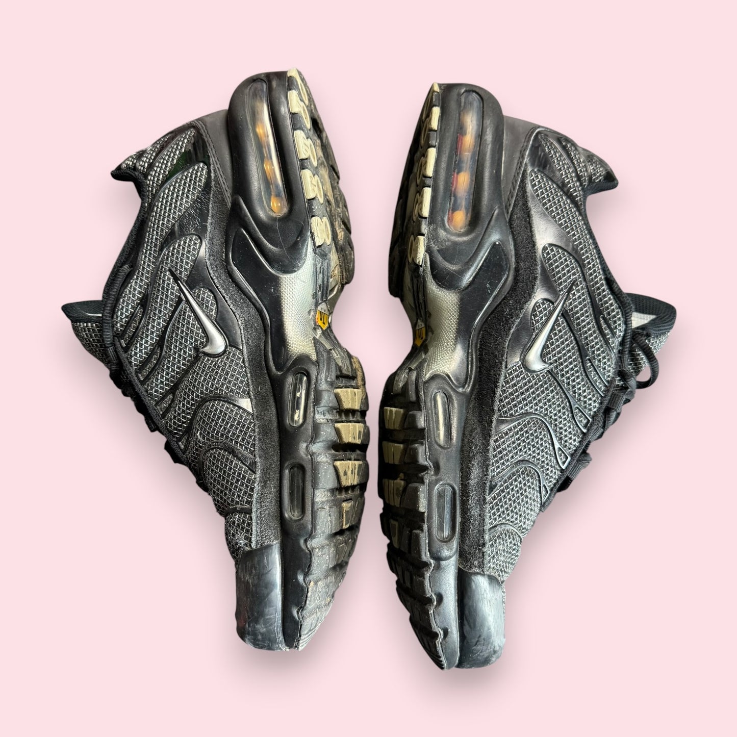 Air Max Plus Tn Black Silver - 44