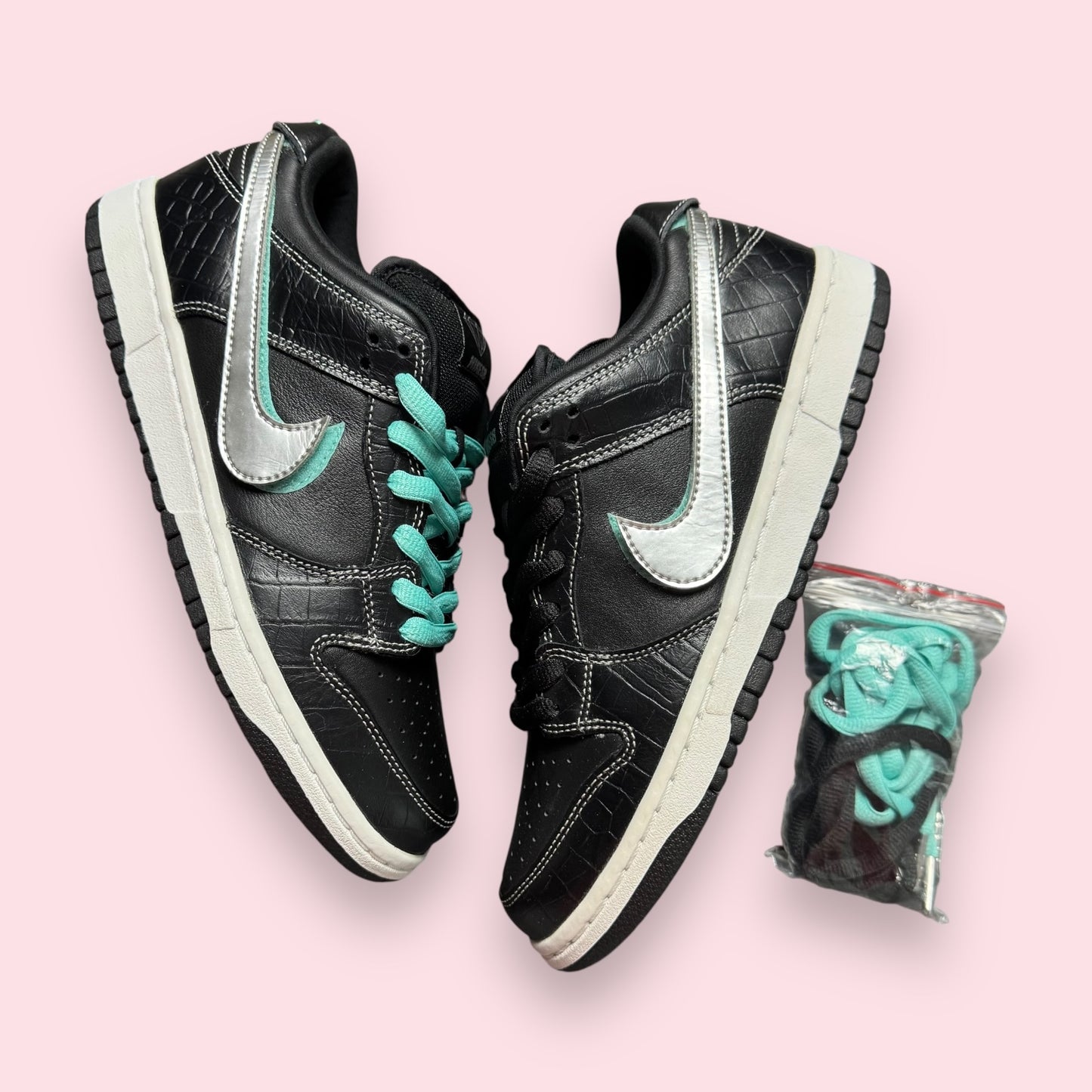 Dunk Low SB Diamond Supply Co. Black - 41