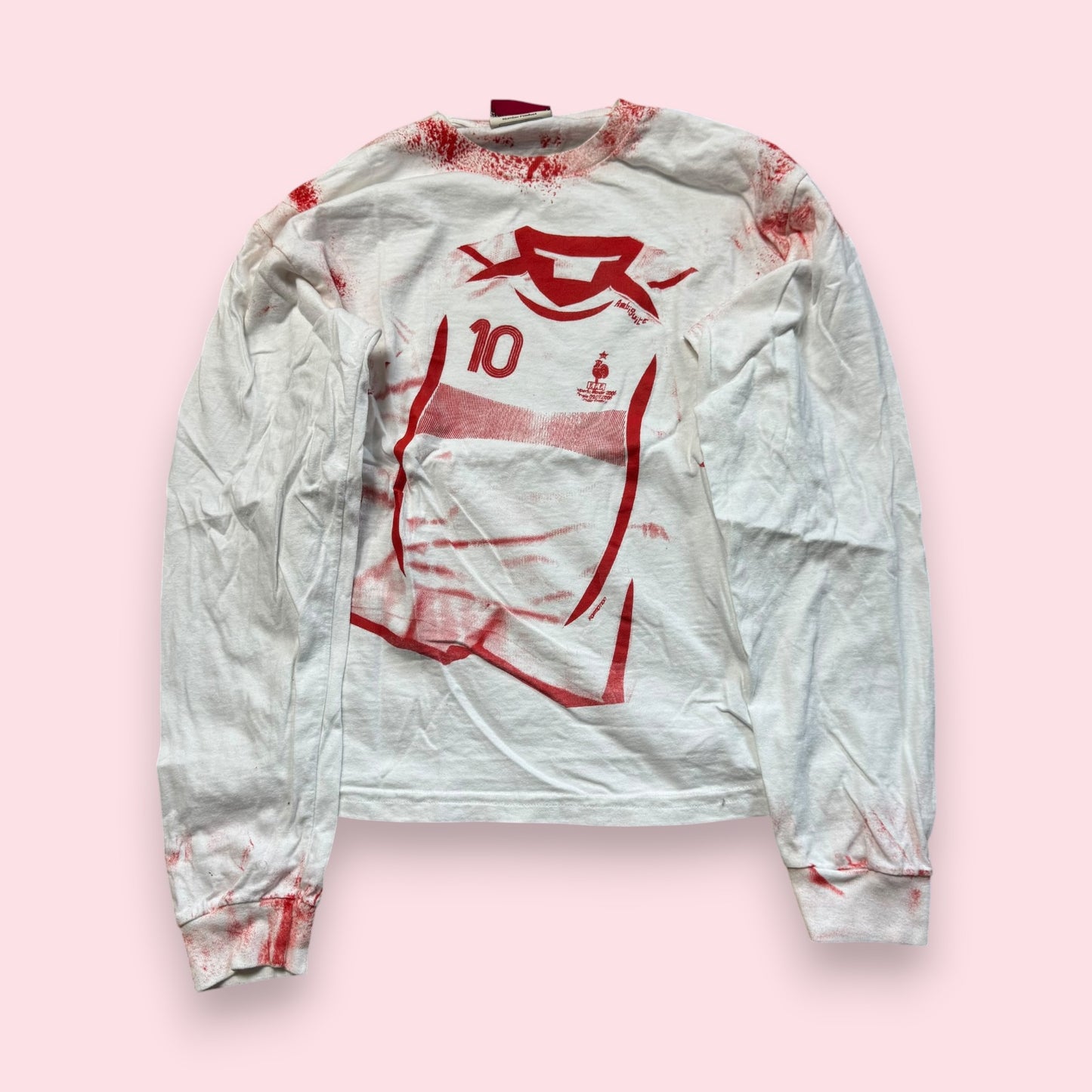 Ambiguïté Longsleeve White red - M