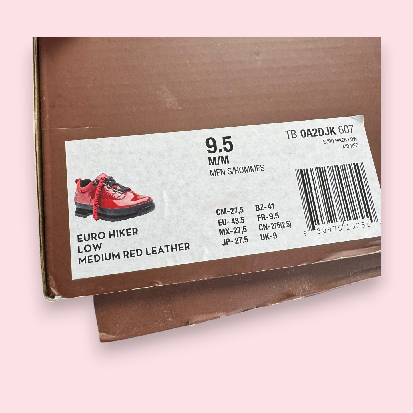 Timberland Supreme Low Red - 43