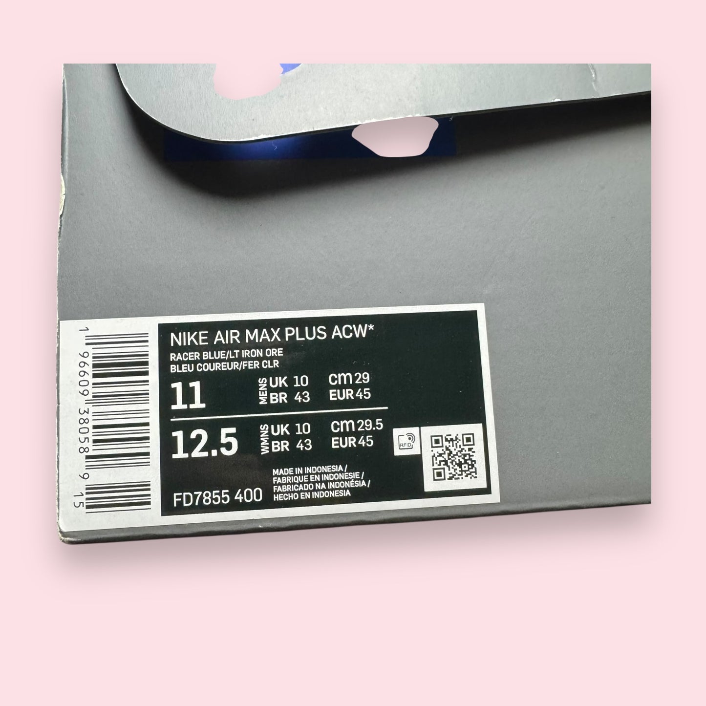 Air Max Plus Tn ACW Blue - 45