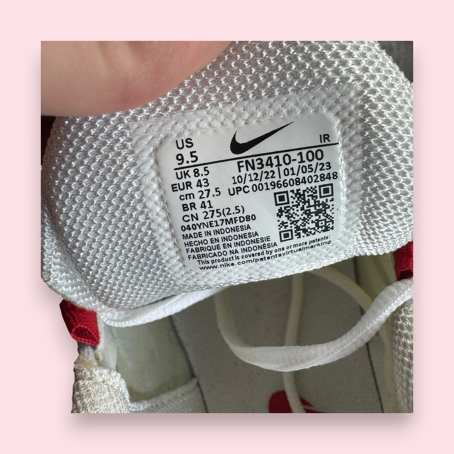 Air Max Plus Tn White Red - 43