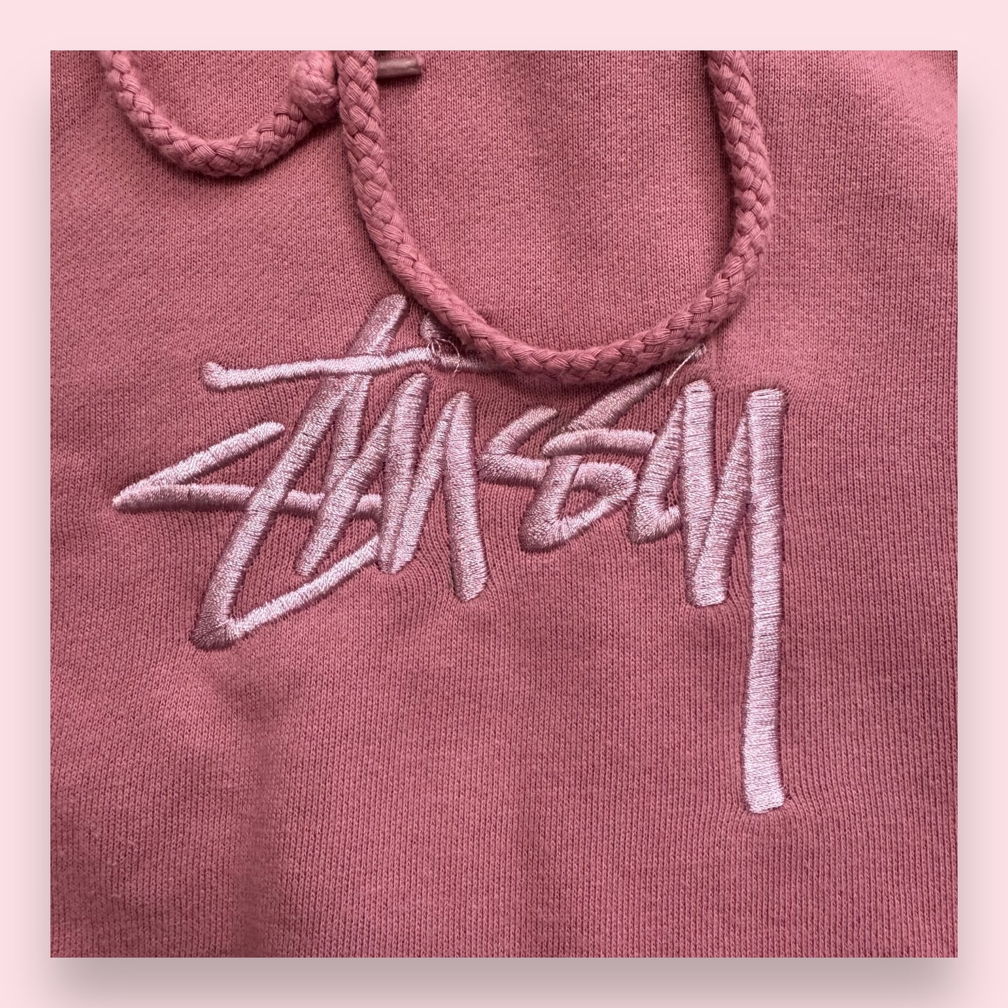 Stussy Hoodie Pink - M