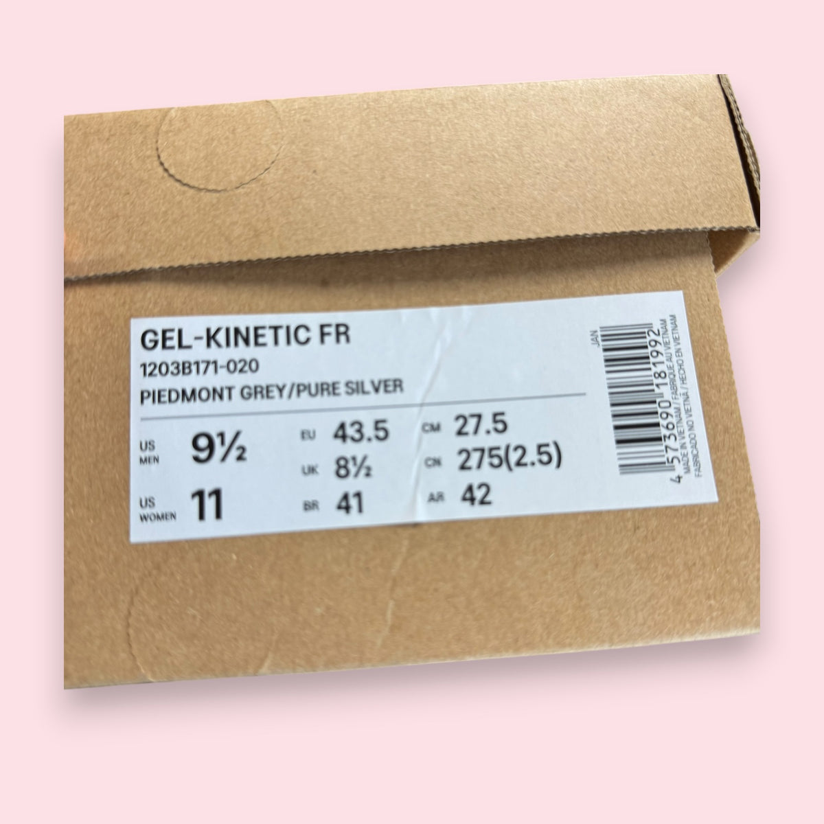 Asics Gel Kinetic Fr Cecilie Bahnsen Grey - 43