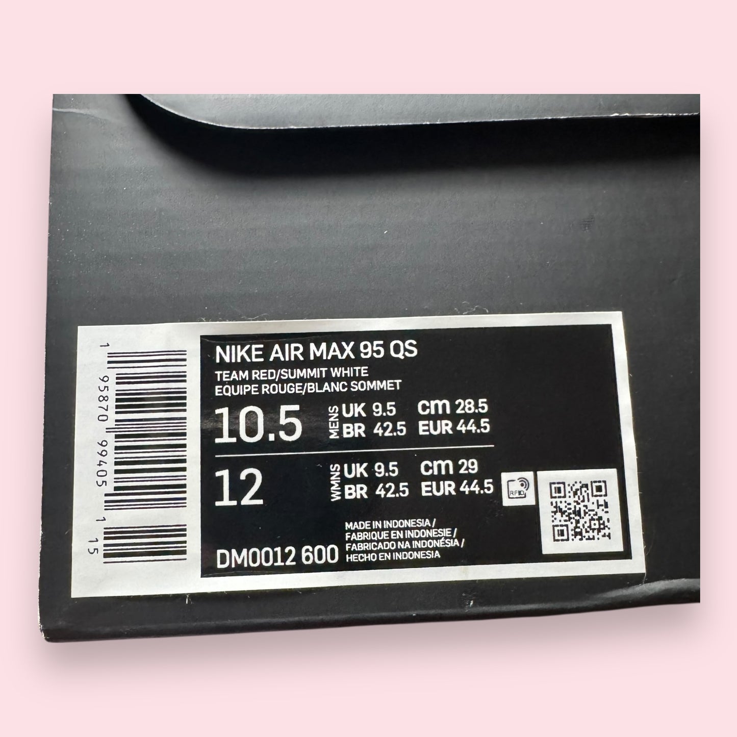 Air Max 95 Anatomy Of Air - 44.5