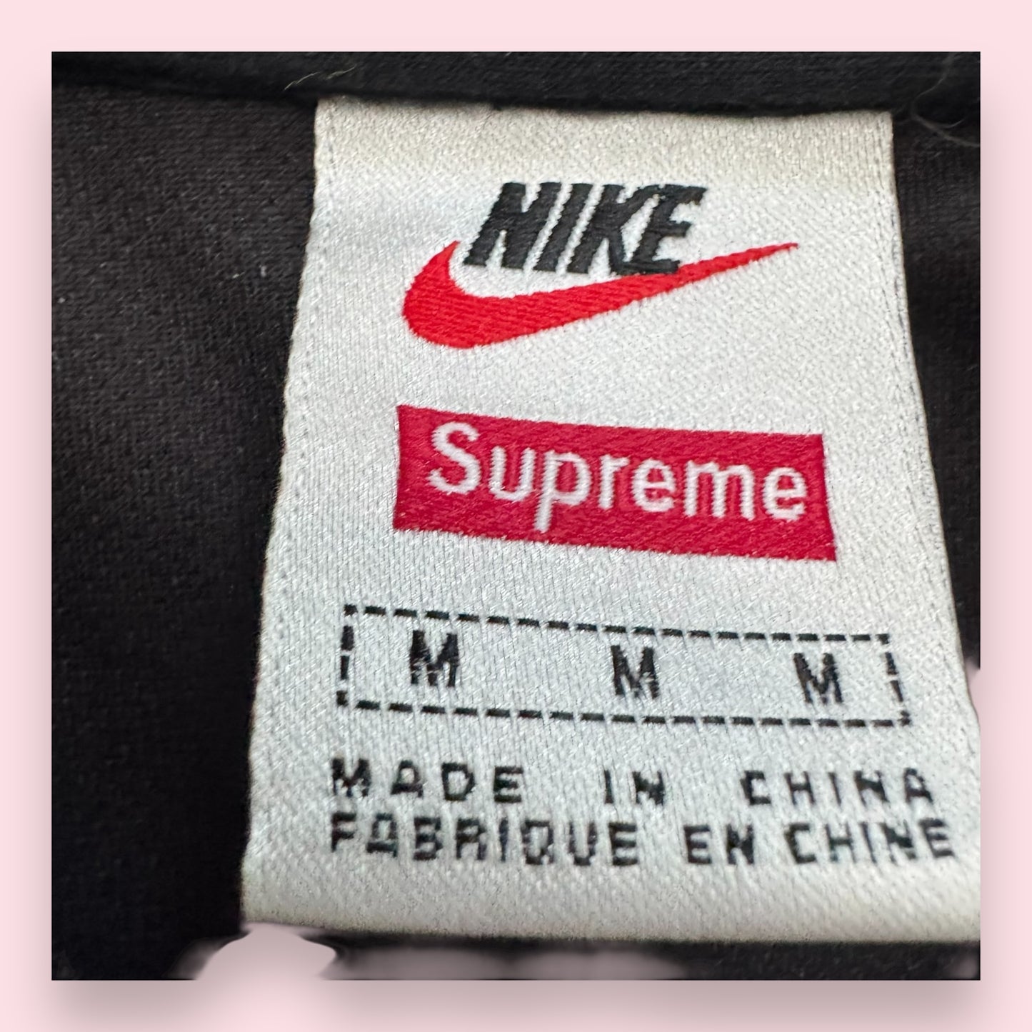 Supreme Nike Jersey Jewel Stripe Black FW20 - M