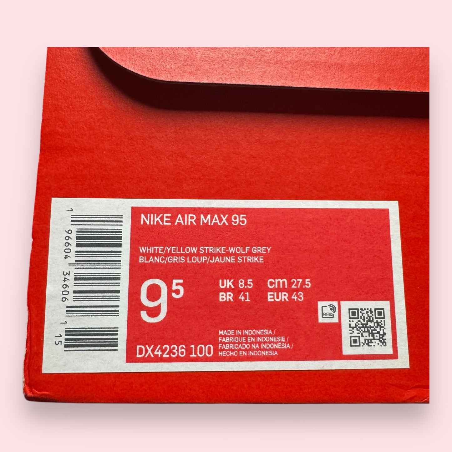 Air Max 95 Icons Yellow Strike - 43