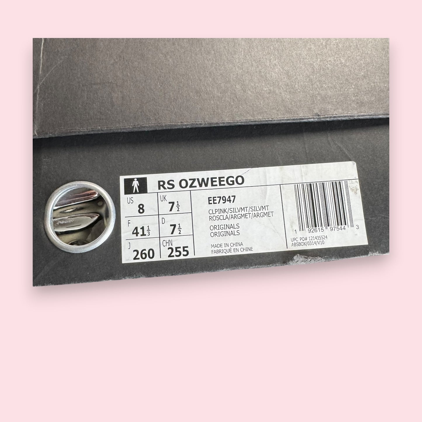 Adidas Raf Simons Ozweego Pink/Silver - 41