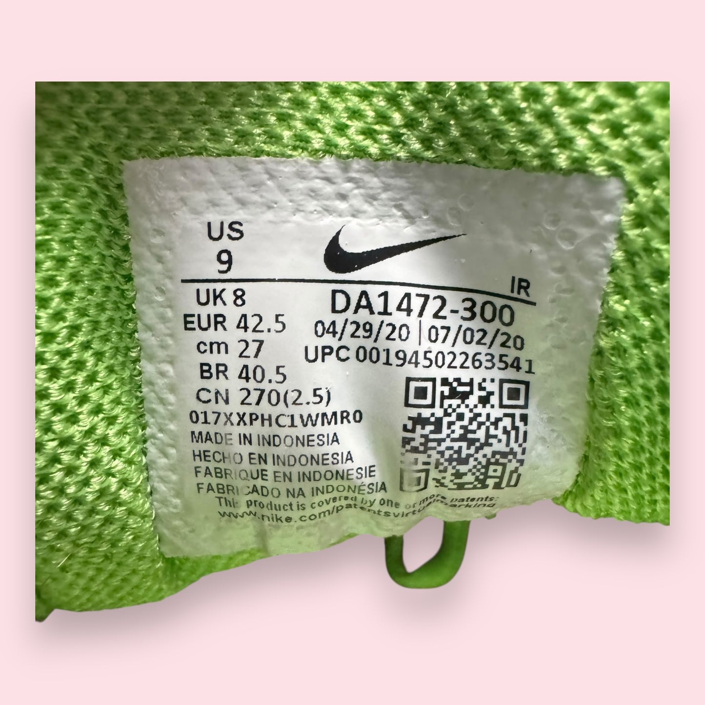 Air Max Plus TN Supreme Green - 42.5