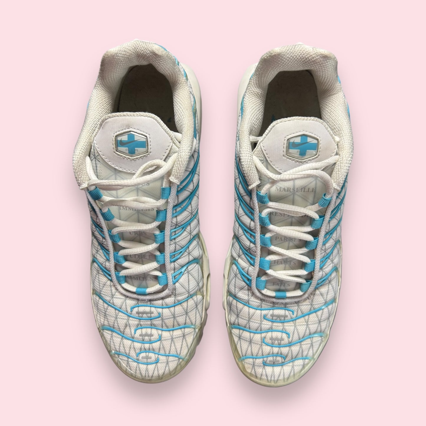 Air Max Plus Tn Marseille White Blue - 42.5