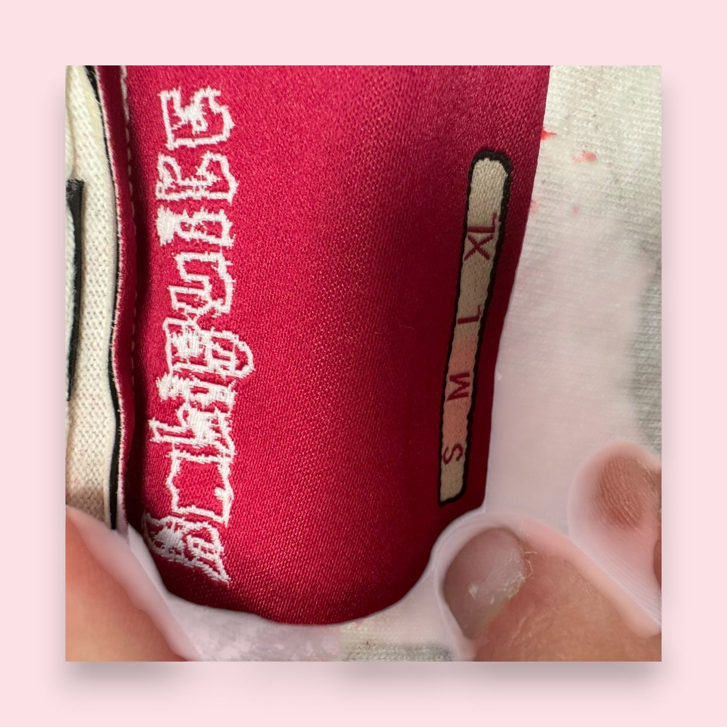 Ambiguïté Longsleeve White red - M