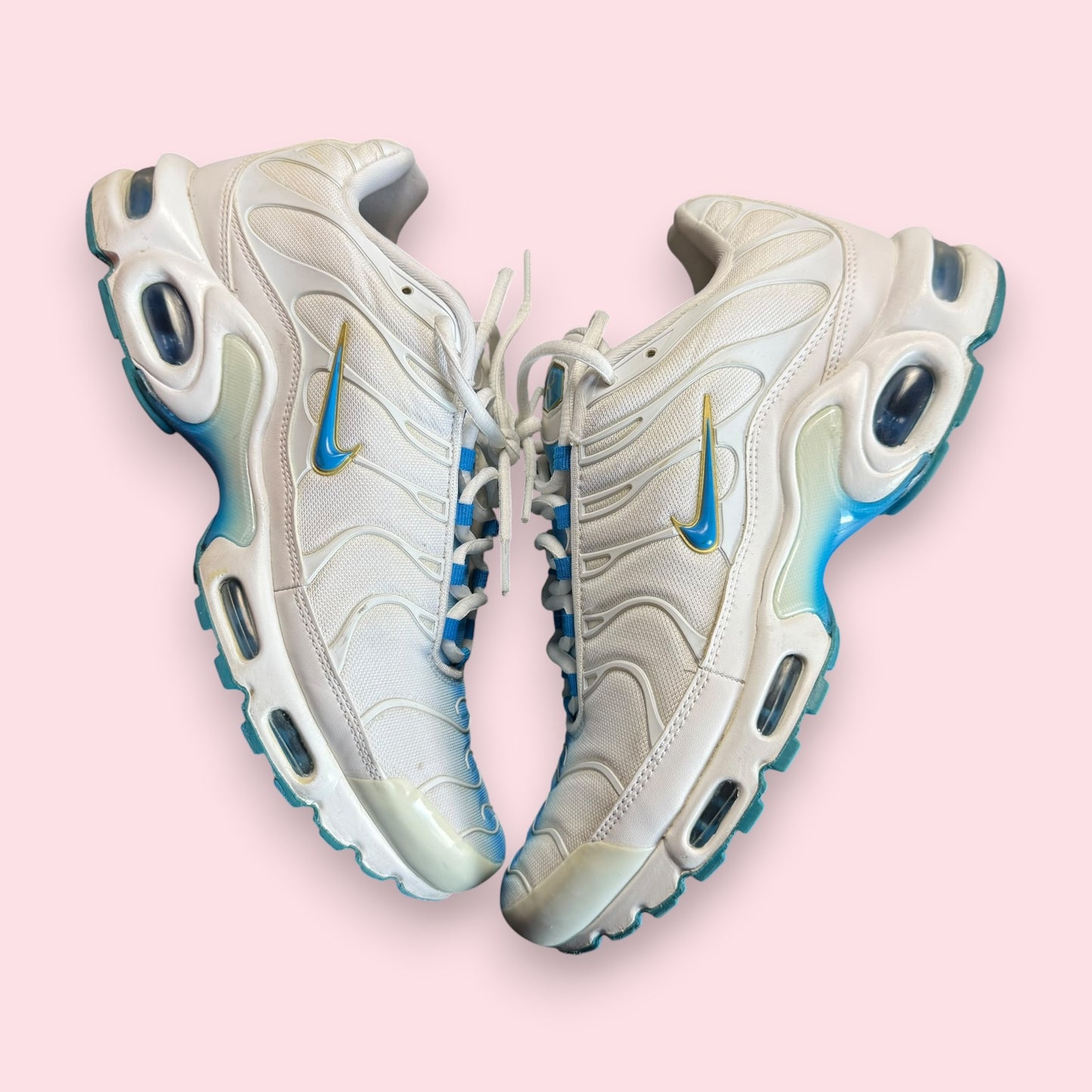 Air Max Plus Tn White Blue - 44