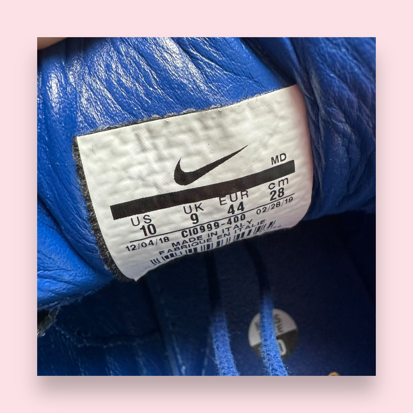 Air Max 95 Lux Supreme Blue - 44