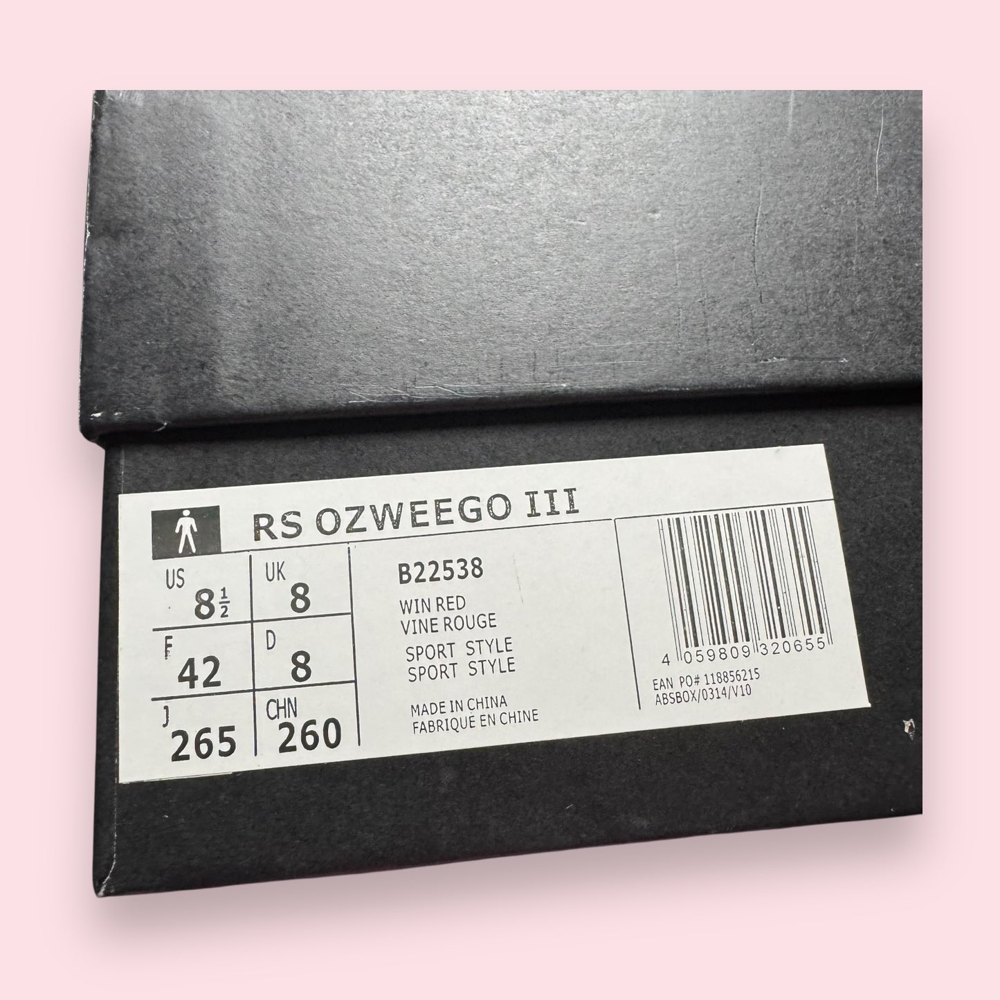 Adidas Raf Simons Ozweego Red - 42