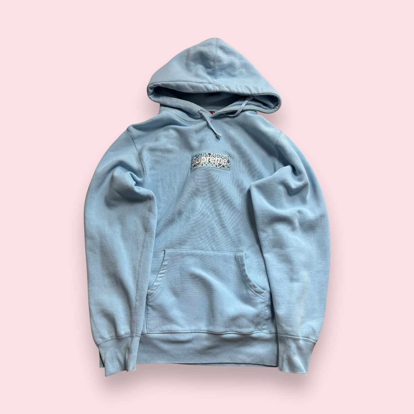 Supreme Box Logo Bandana Bleu - L