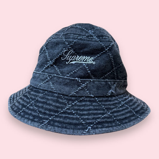 Supreme Bob Punched Denim Crusher Black  - S/M