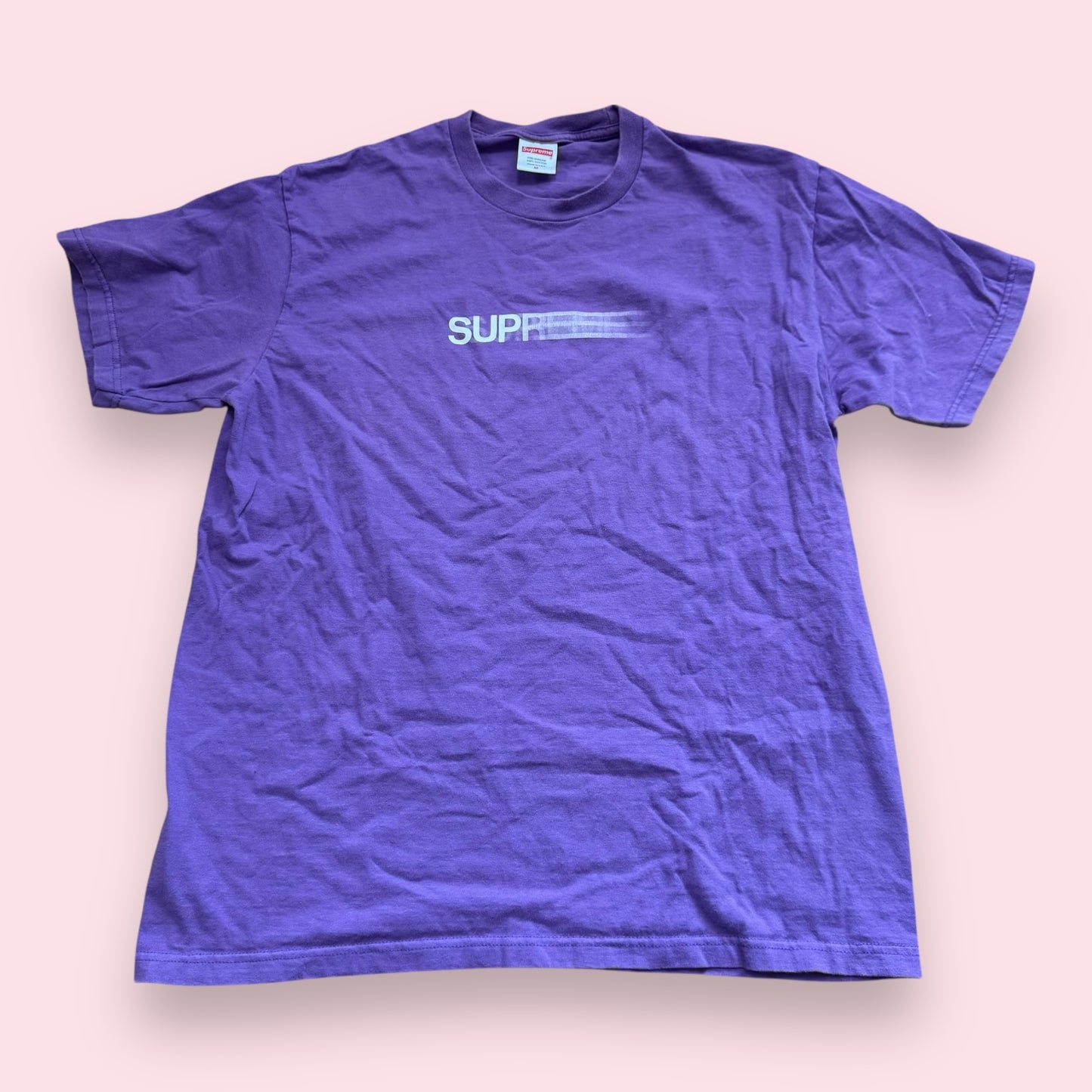 Supreme TEE Motion Logo Purple SS20  - M