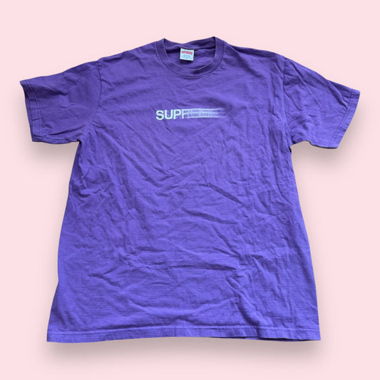 Supreme TEE Motion Logo Purple SS20  - M